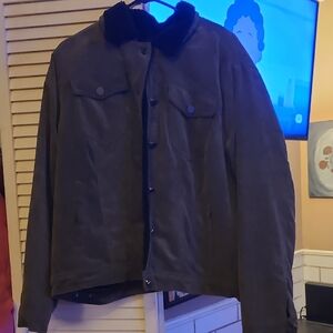 Fashion Nova Black Corduroy Bomber Jacket